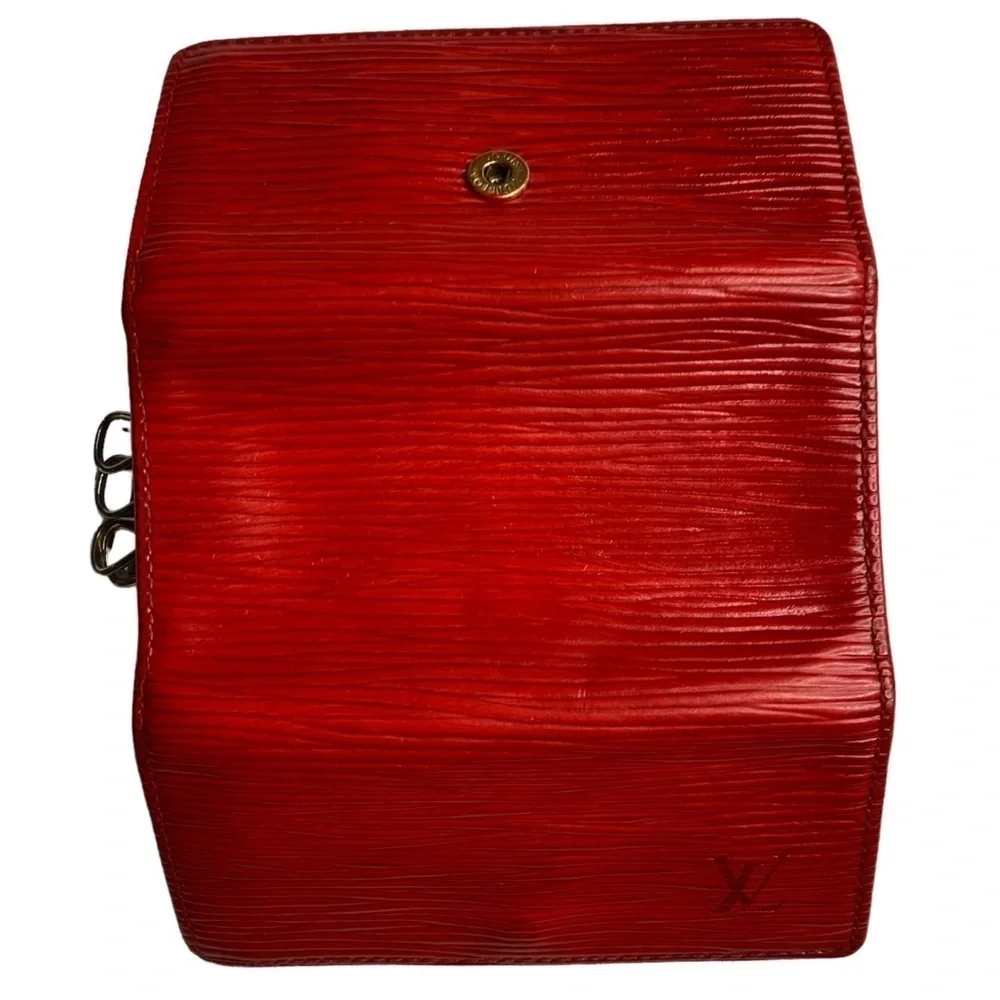 Louis Vuitton Red Epi Leather Key Wallet